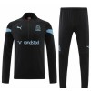 Olympique de Marseille Quarter Zip Sweat d'Entraînement 22-23 Noire Pour Homme